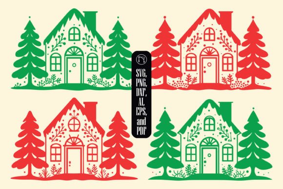 Download Cricutcut Christmas House SVG Bundle - Cricut Collection