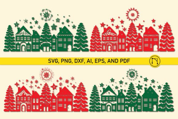 Download Cricutcut Christmas House SVG Bundle - Cricut Collection