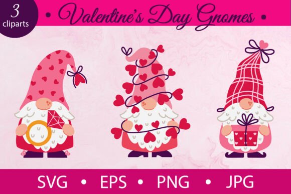 Download Valentine's Day Gnomes, SVG Cricut Art - Cricut Collection
