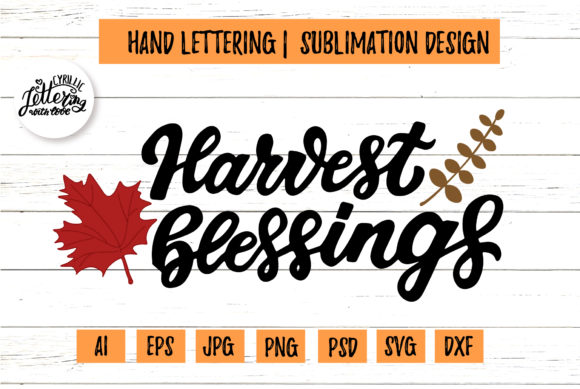 Download Harvest Blessings Lettering Cricut - Cricut Collection
